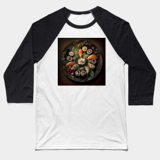 Sushi Platter Still Life Baseball T-Shirt